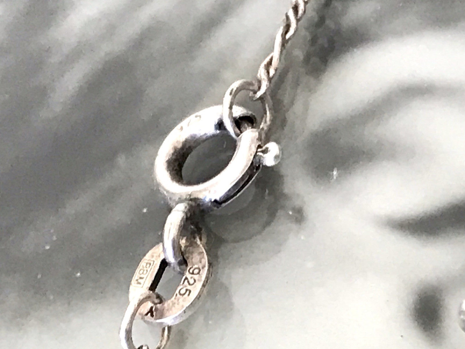 Antik alt 925 Sterling Silber Collier Halskette Türkis