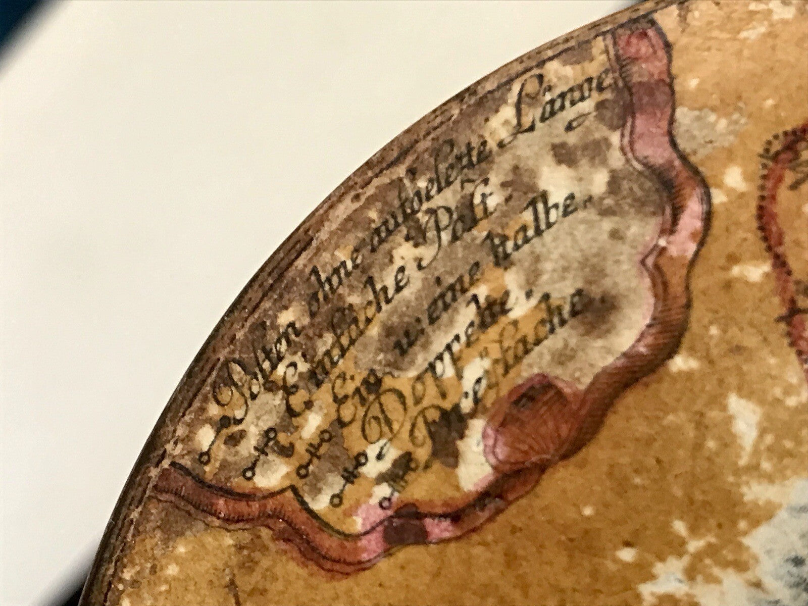 Antik Dose RAR Tabakdose Tabatiere Kartographie Teutschland Karte vor 1815!!