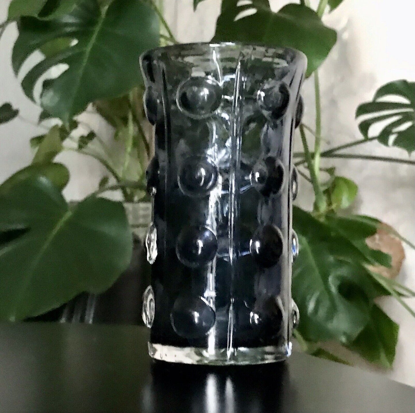 Vintage Design Glasvase Glas lila Vase MidCentury Sea Glasbruk Kosta Boda Group