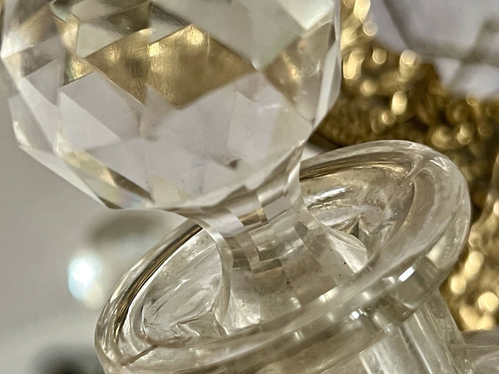 Antik ~1850-90 Baccarat 2x Flakon Parfüm kleine Glaskaraffe Schnitt Bleikristall
