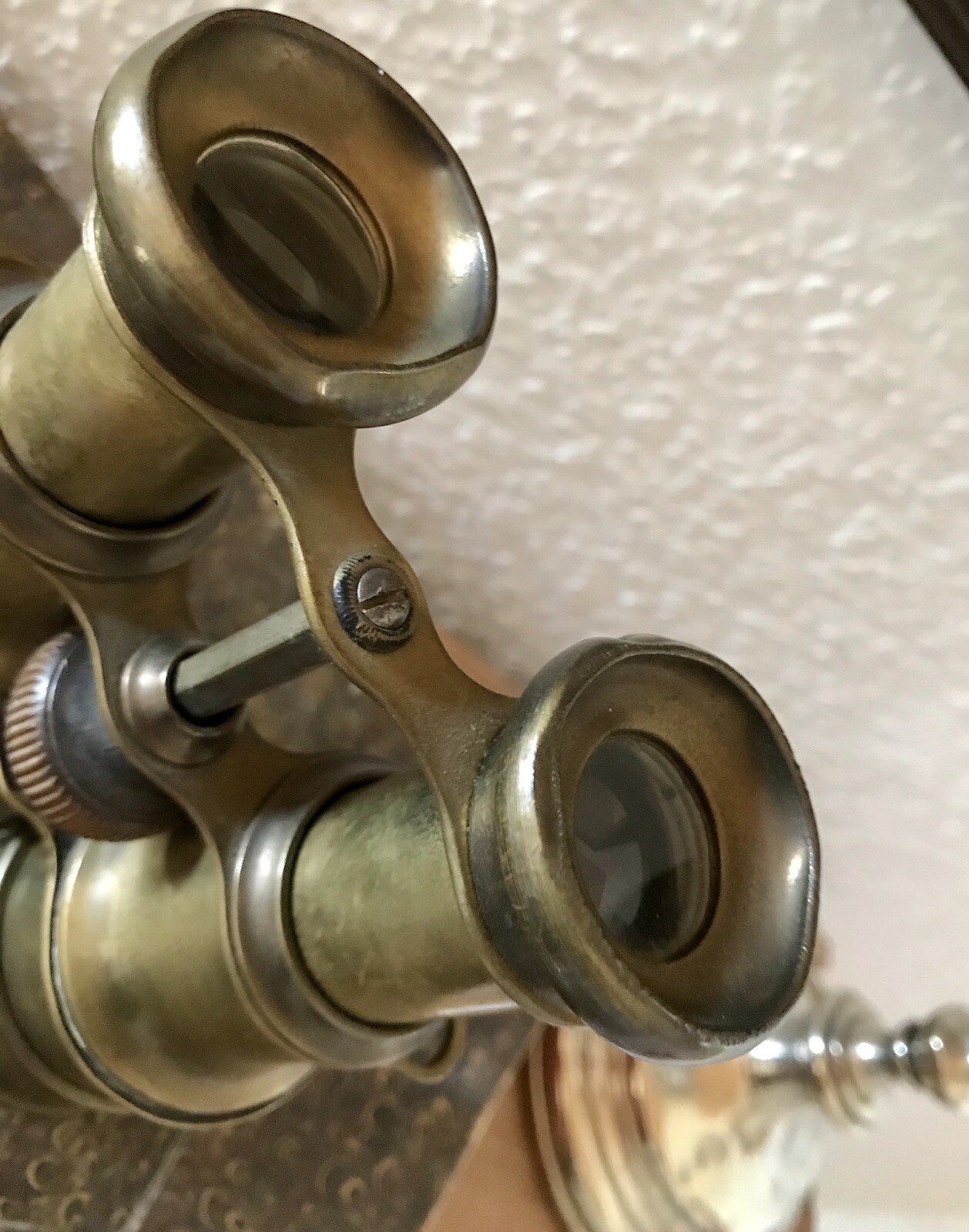 Antik Fernglas Opernglas Messing