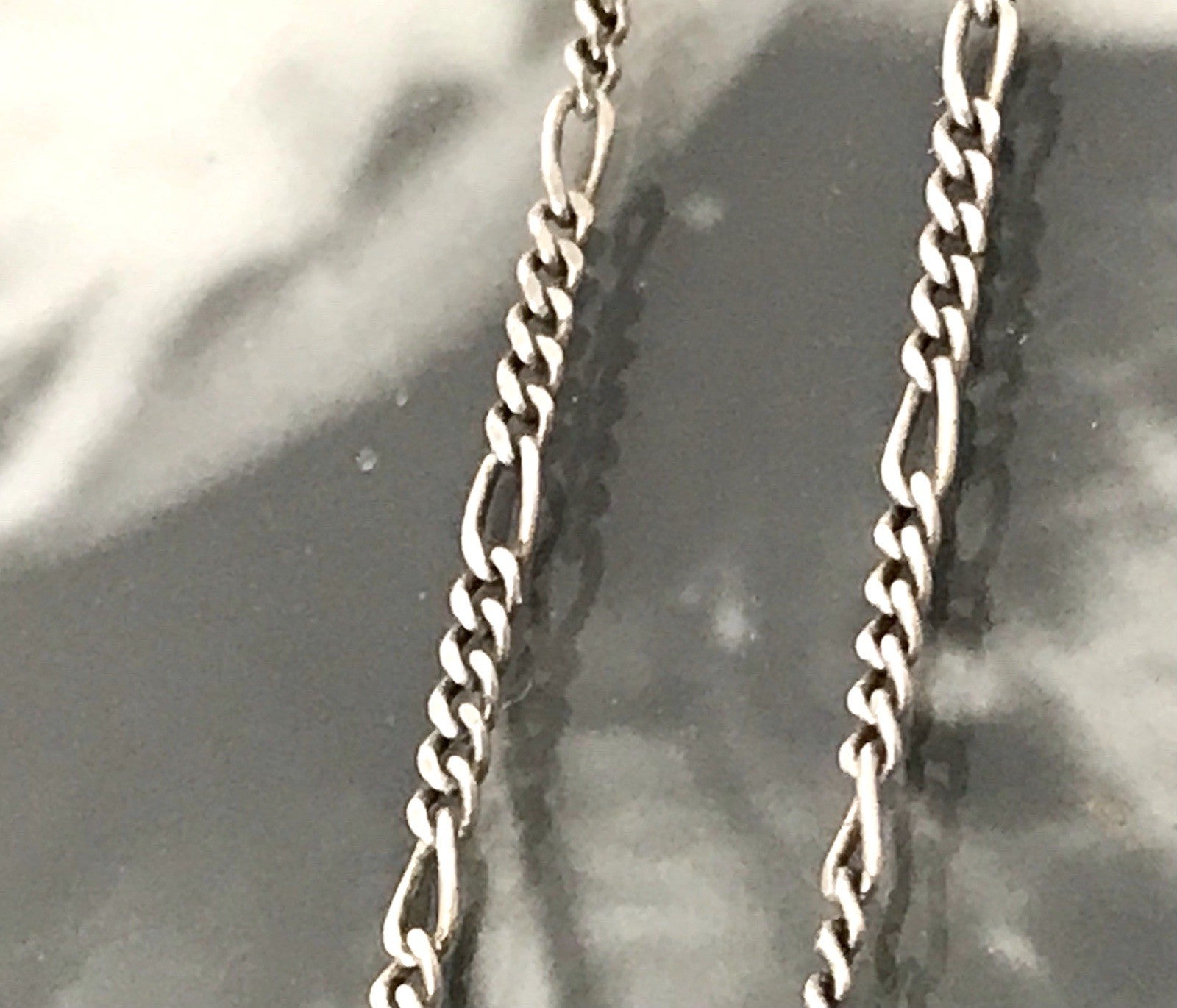 Antik alt 925 Sterling Silber Collier Halskette Türkis