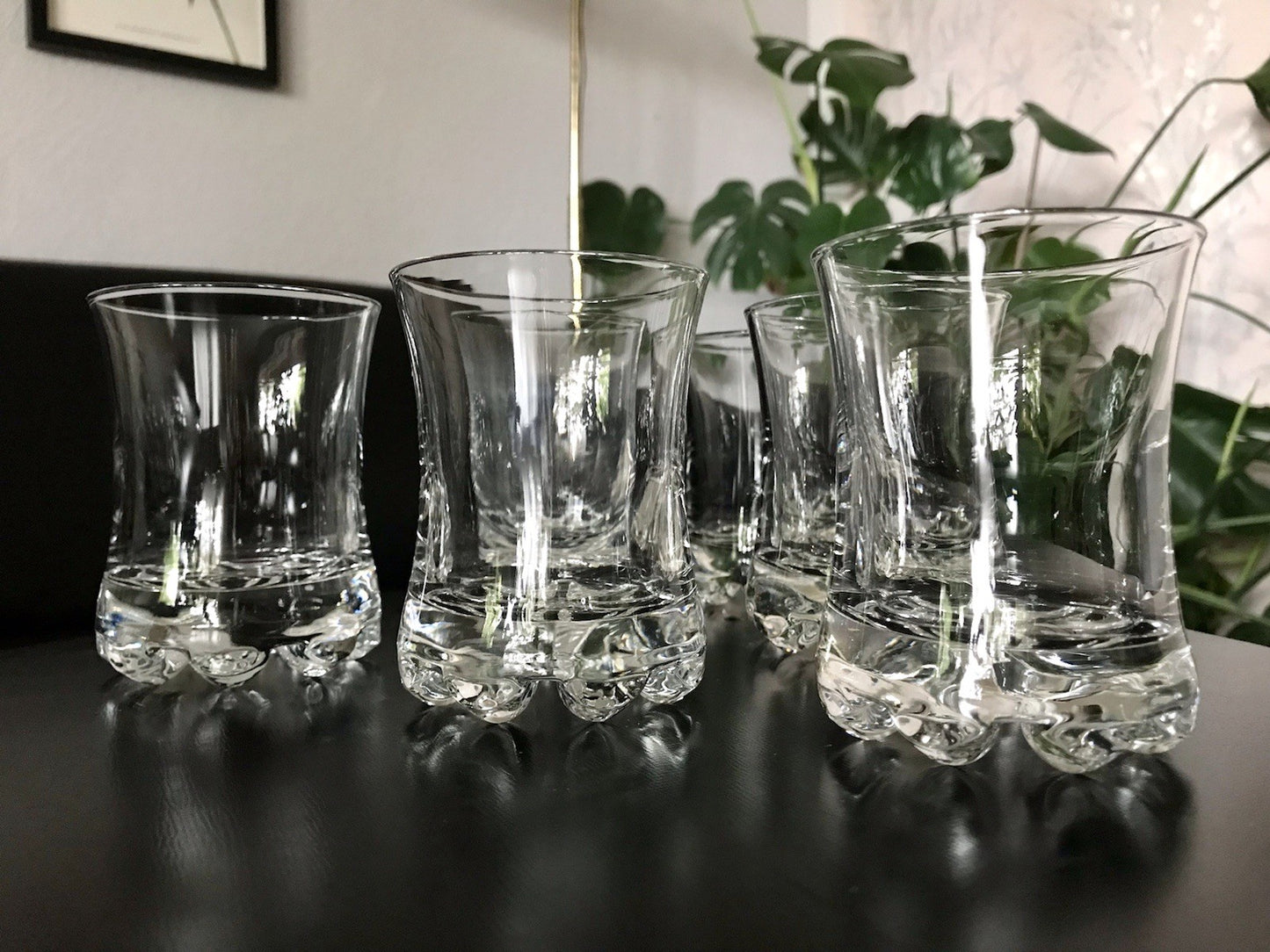 Vintage 6 Luigi Bormioli Light&Music Wasser Whisky? Gläser Kristallglas Glas