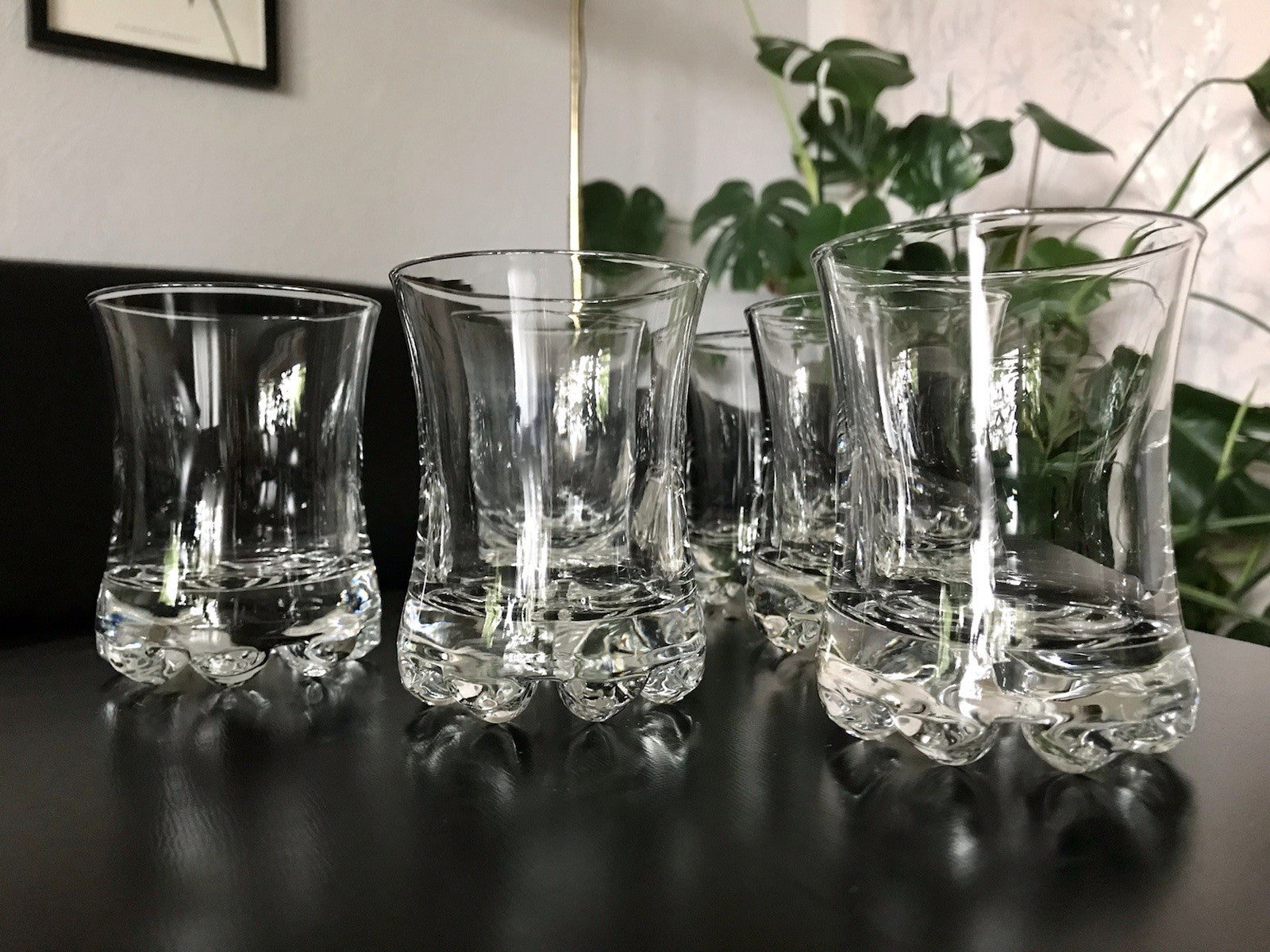 Vintage 6 Luigi Bormioli Light&Music Wasser Whisky? Gläser Kristallglas Glas