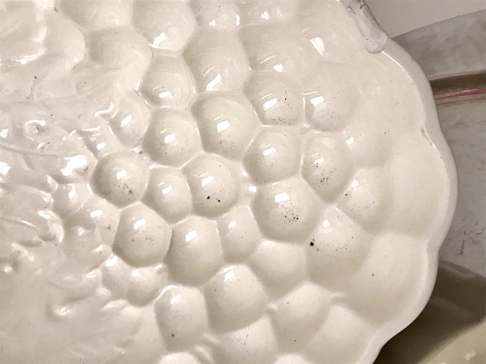 Antik Keramik Puddingform Erdbeere creme