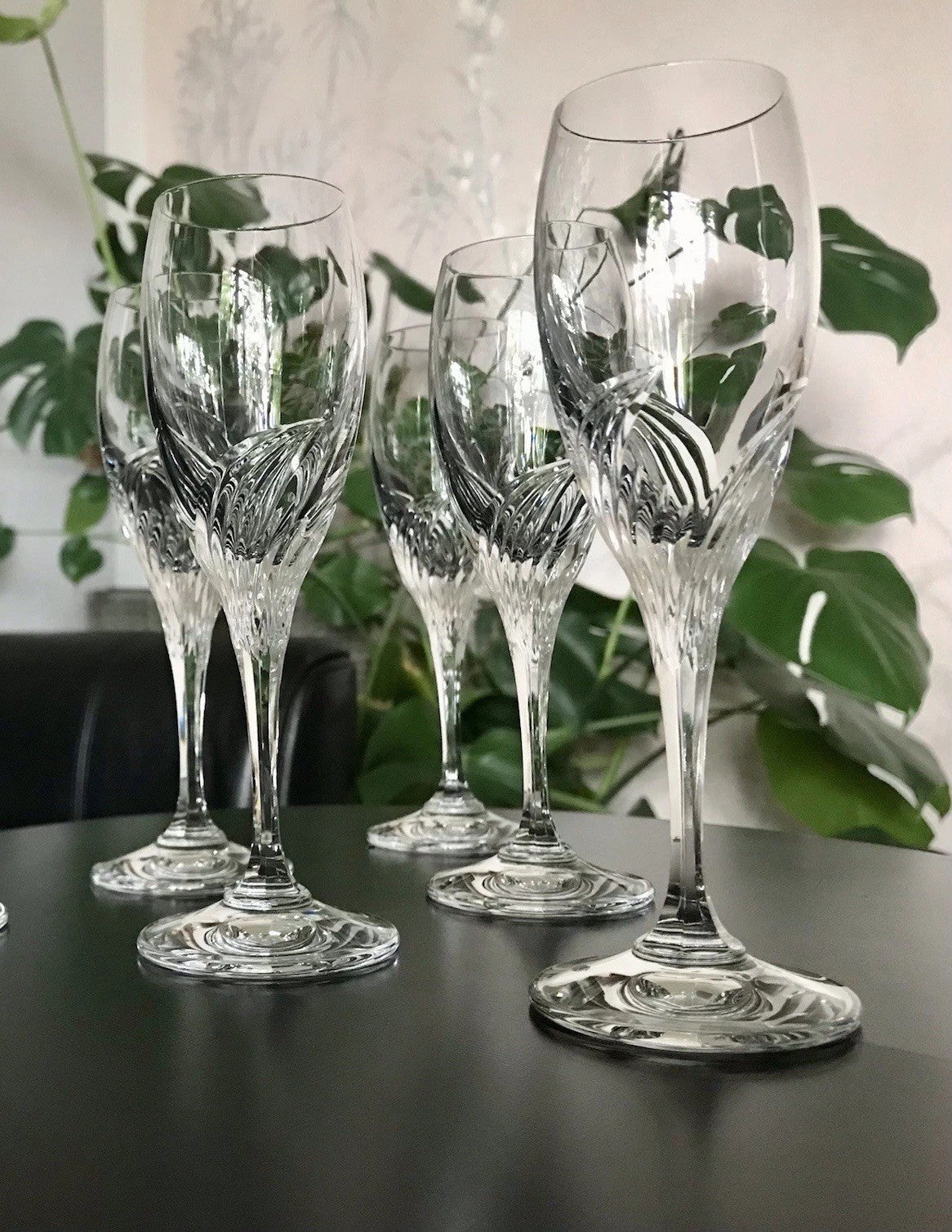 EDEL 5 Cherrygläser Gläser  Kristallglas Nachtmann Yvonne Bleikristall