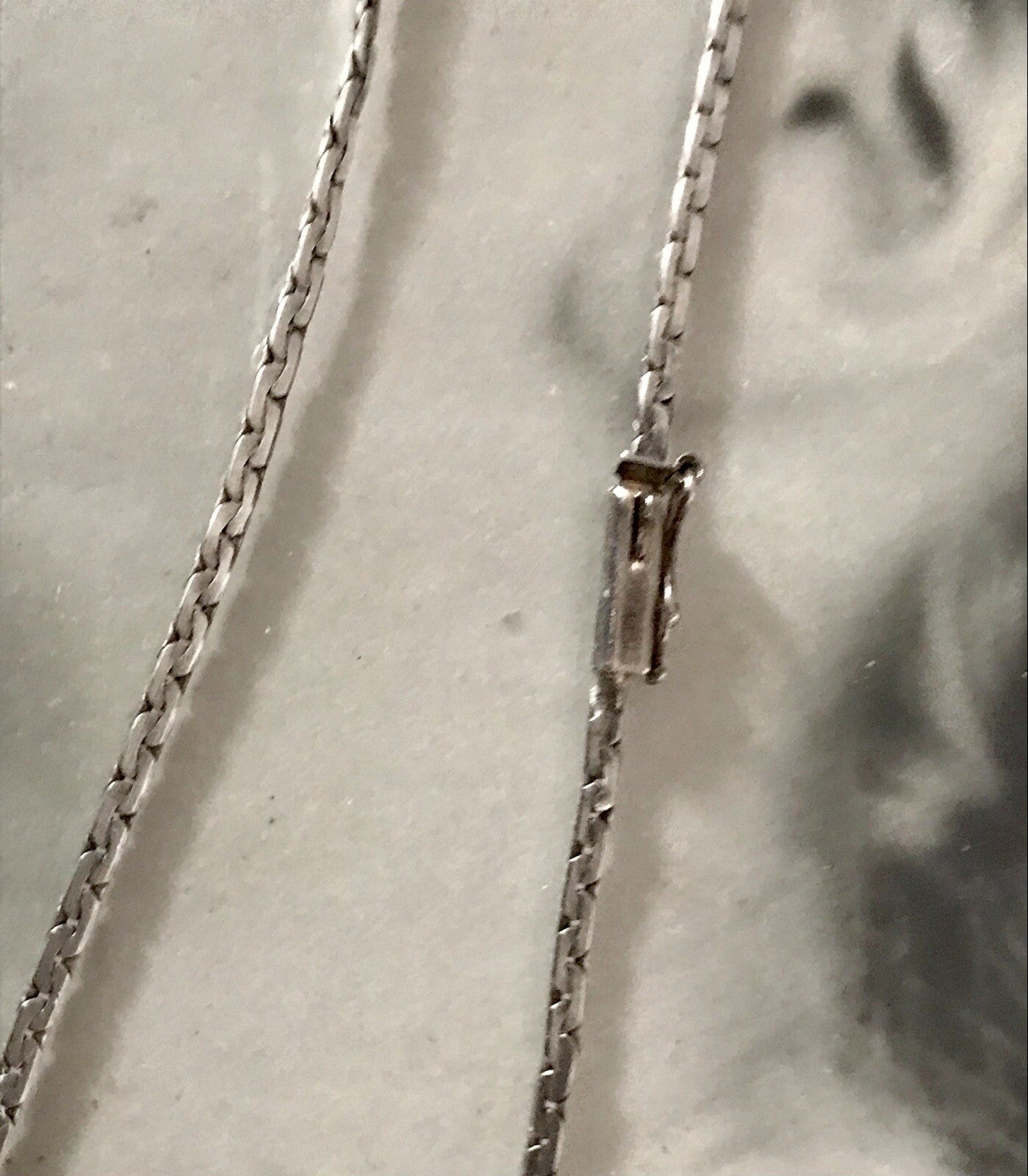 Antik Edel Jugendstil 925 Silber Collier Halskette Saphire? SCHÖN