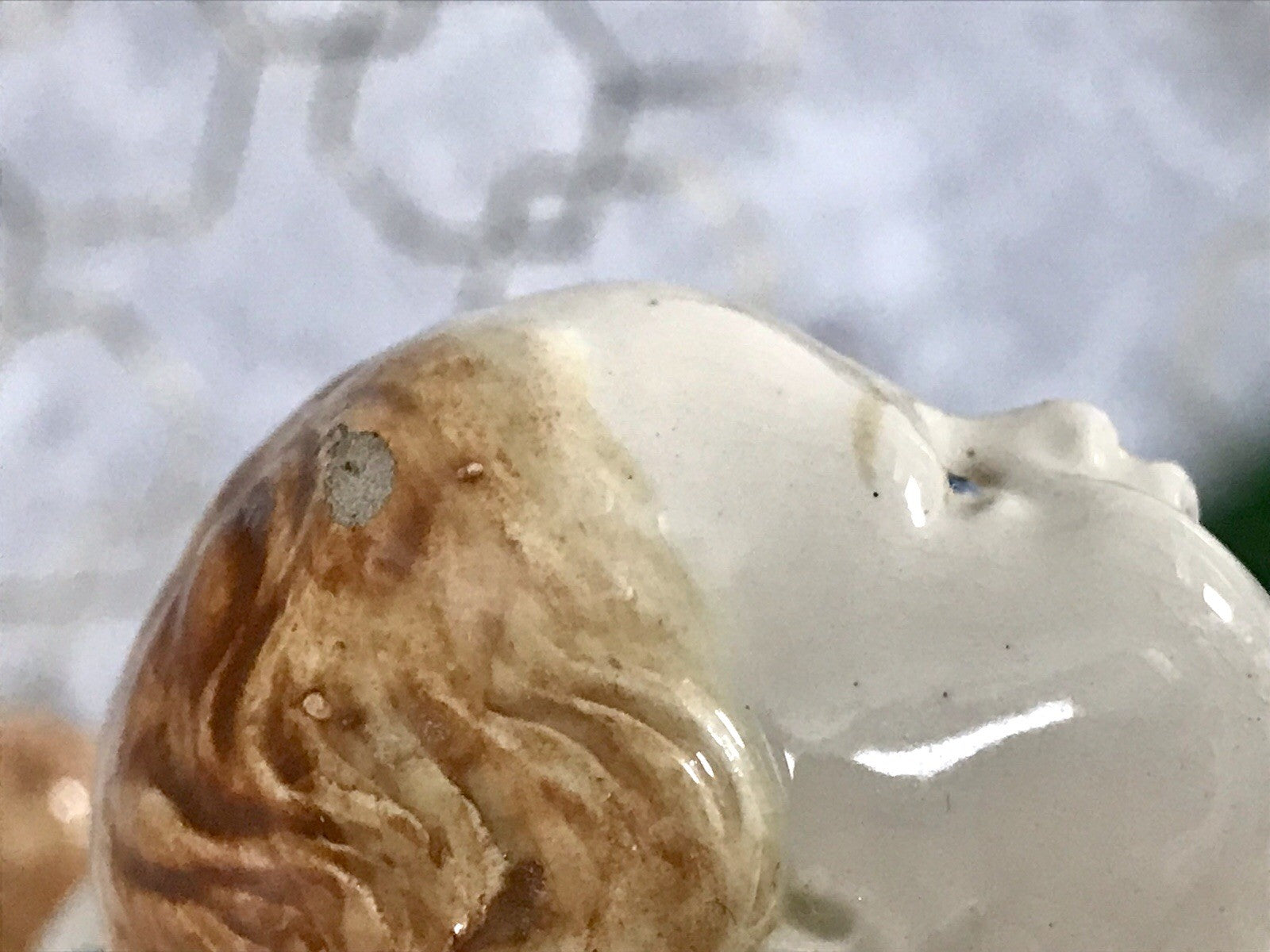 Antik Wilhelm Süß Karlsruher Majolika Keramik Korb Jardiniere Schale mit Putti