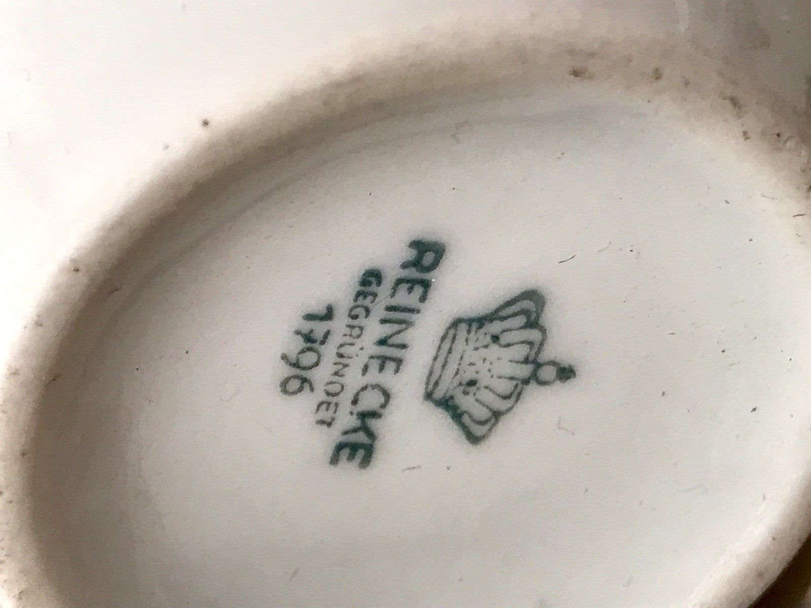Antik Art Déco Porzellan 5x Kaffeetasse Tasse Reinecke Zur Erinnerung
