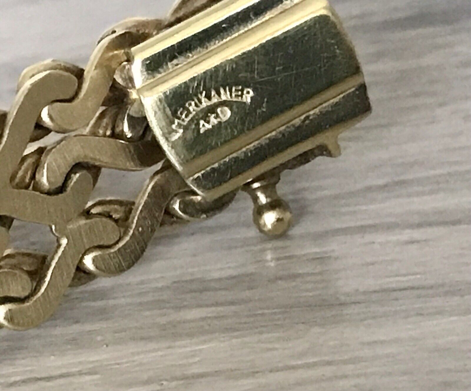 Vintage Teppicharmband Armband vergoldet Amerik. Doublè Andreas Daub AD