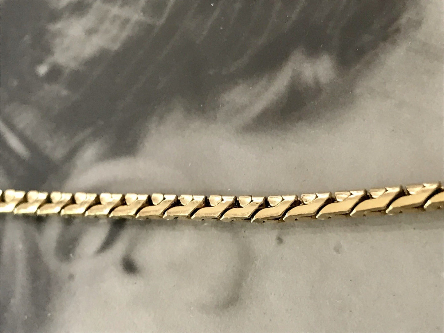 Alt Vintage Amerik. Doublè vergoldet Collier Halskette Perle