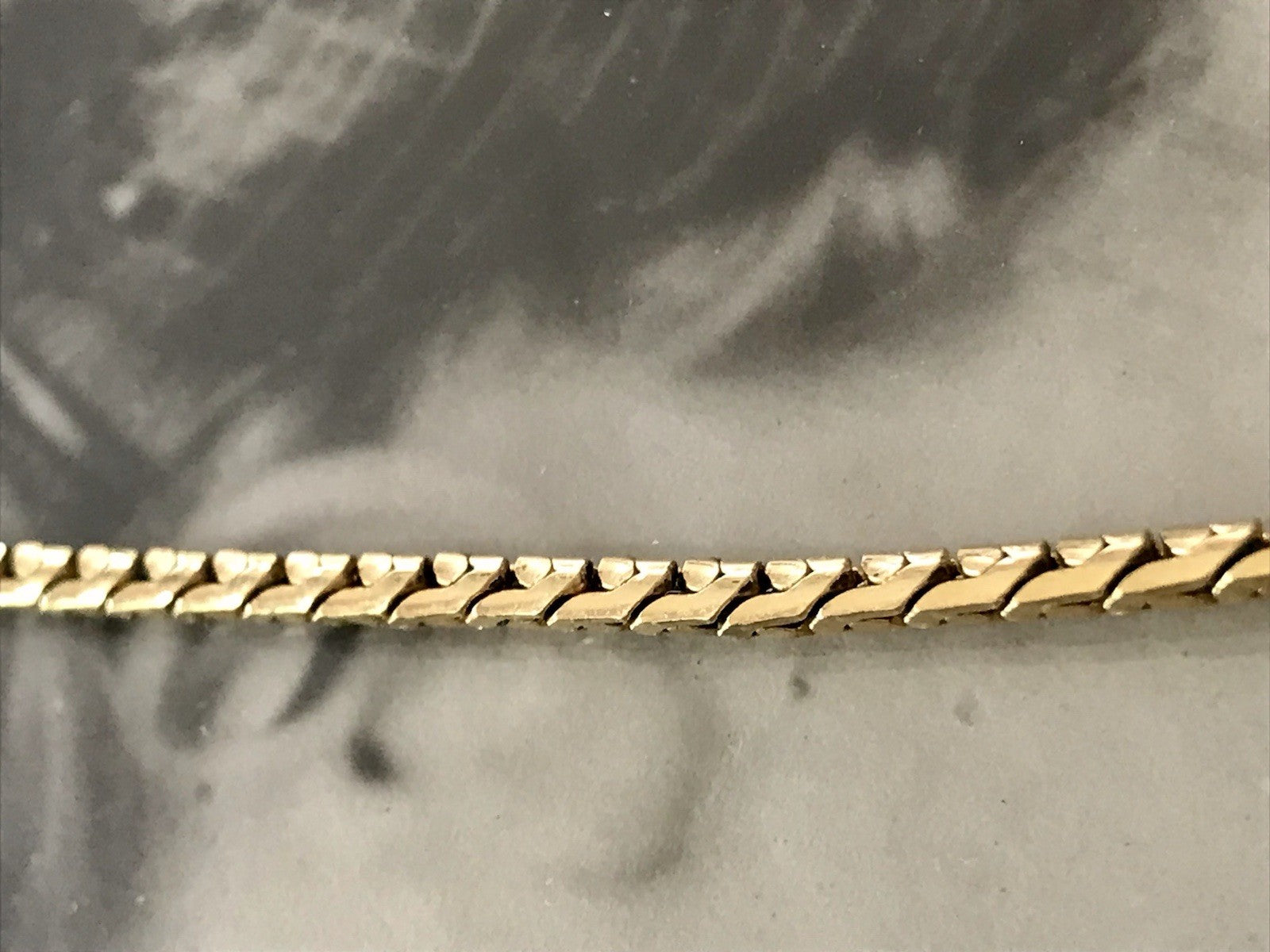 Alt Vintage Amerik. Doublè vergoldet Collier Halskette Perle