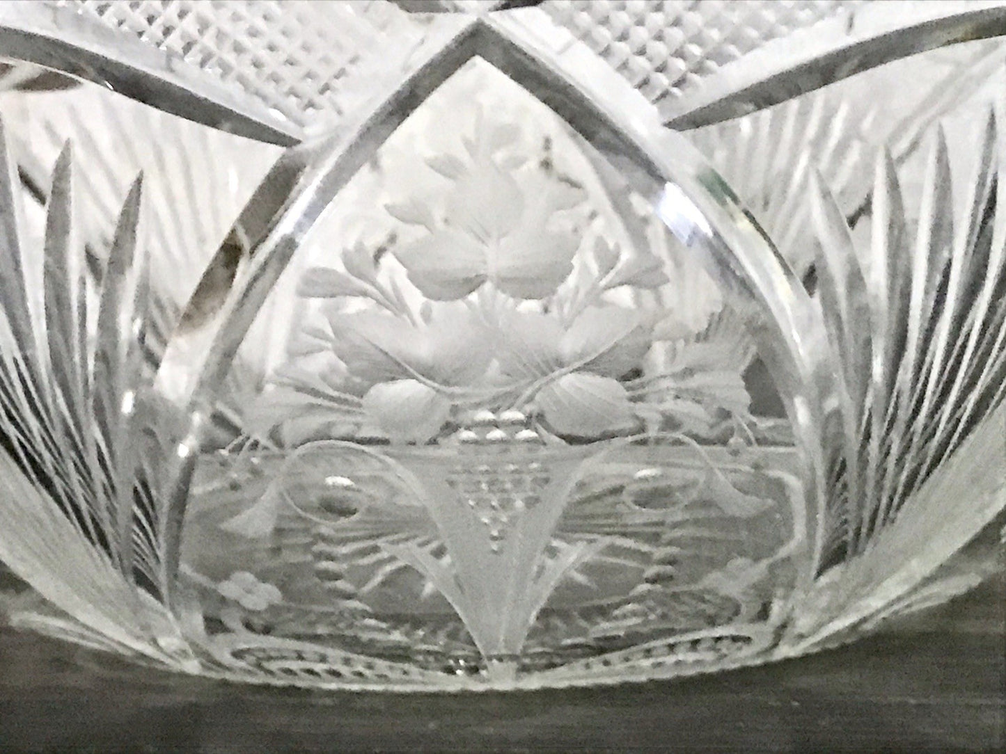 Antik Jugendstil SEHR EDEL Glasschale Schale Kristallglas Glas Schliff geätzt?