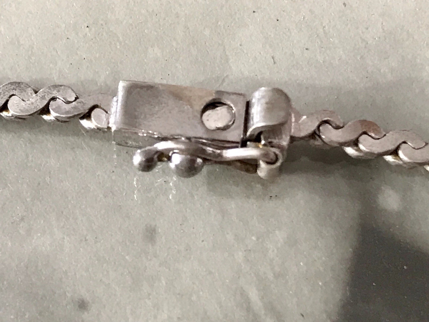 Antik? Edel 835 Silber Collier rhodiniert? Halskette rote Steine Halskette