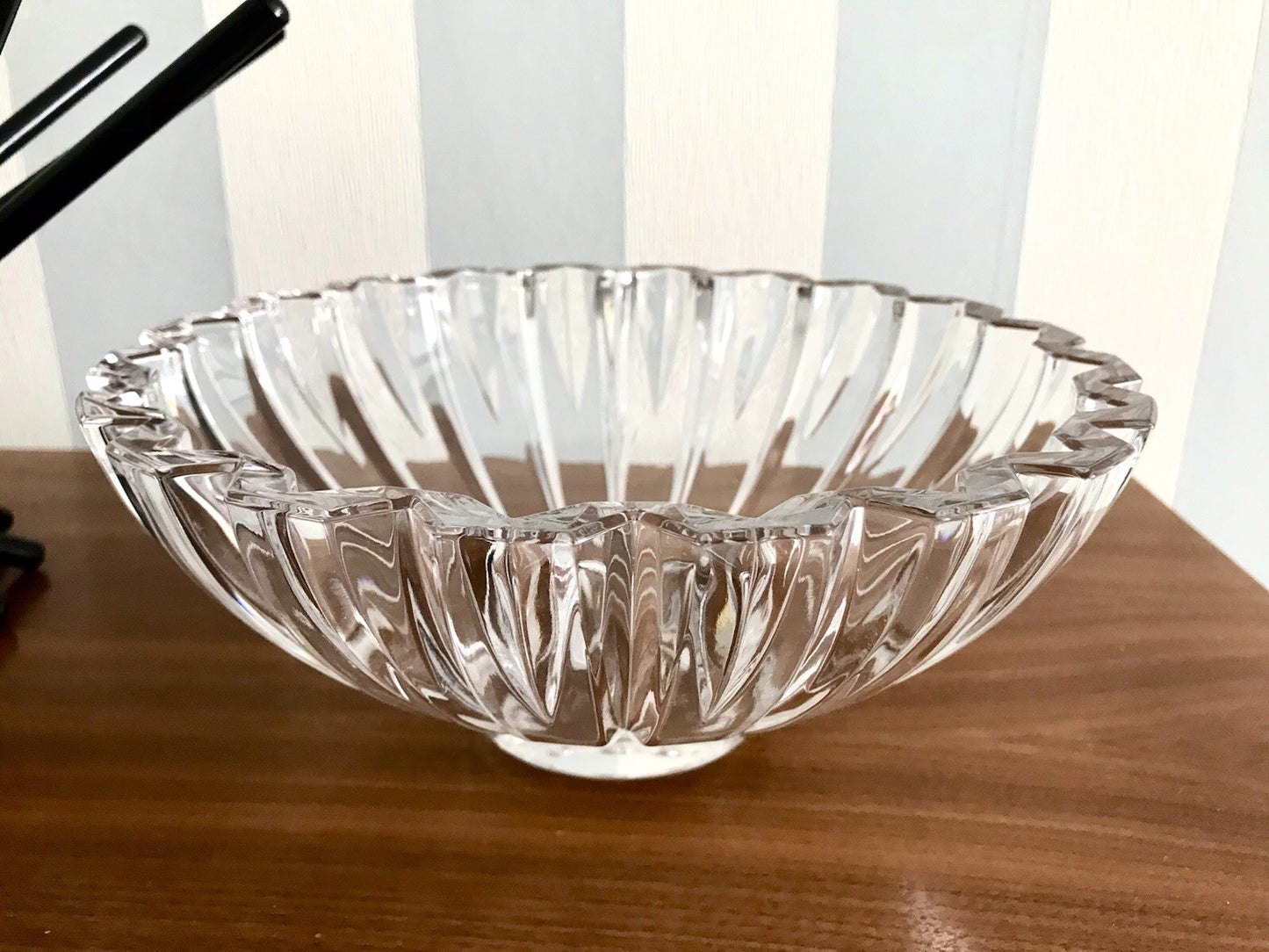 Villeroy&Boch Edel Vintage Designer Glas Schale signiert Kristallglas