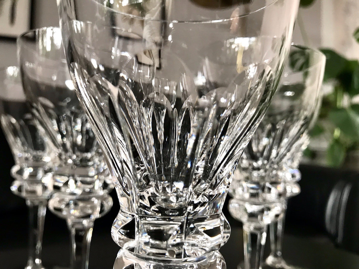 Vintage Set á 6St. & Set à5 St. EDEL Weingläser Gläser Kristallglas Bleikristall