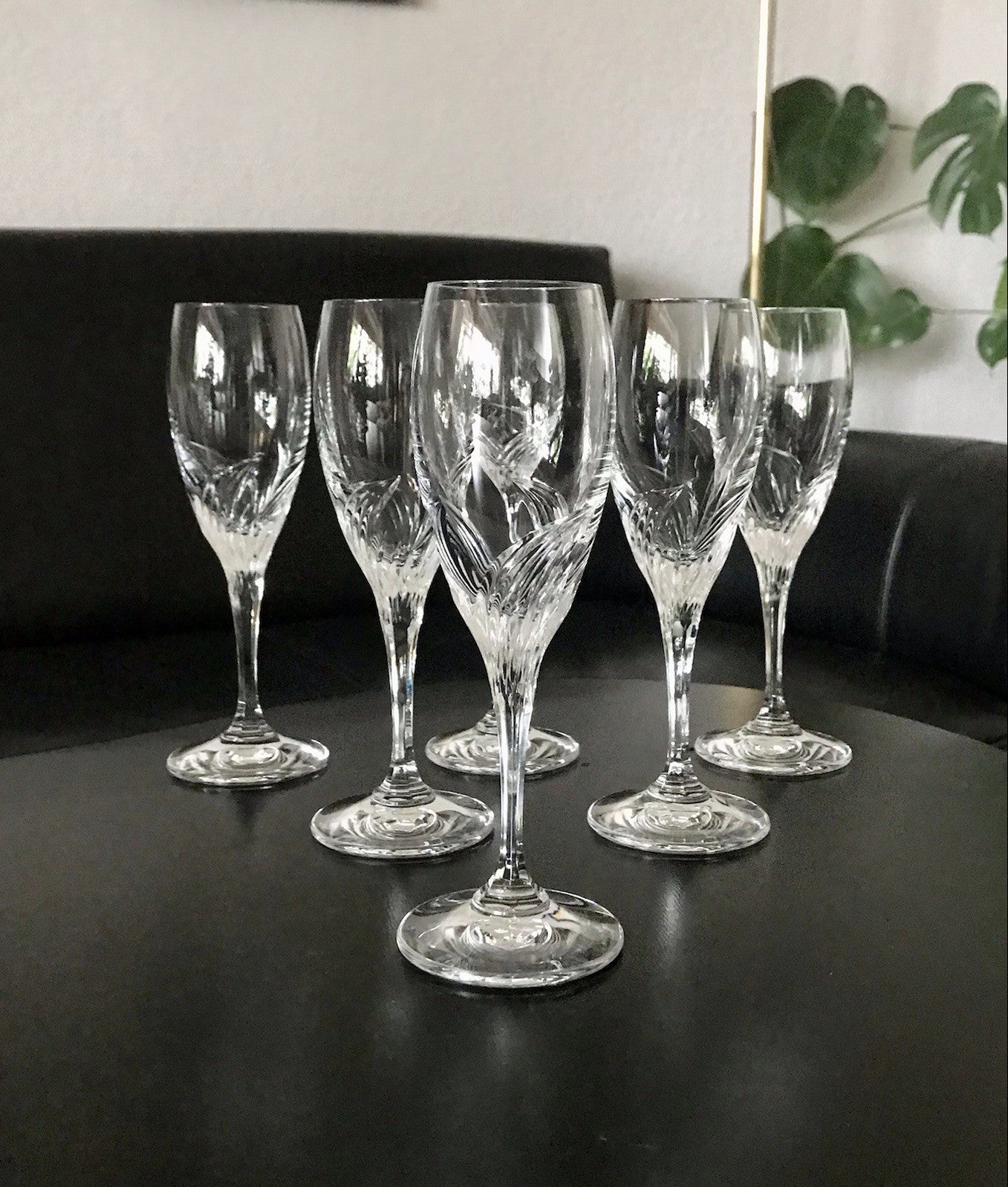 EDEL 6 Cherrygläser Gläser  Kristallglas Nachtmann Yvonne Bleikristall