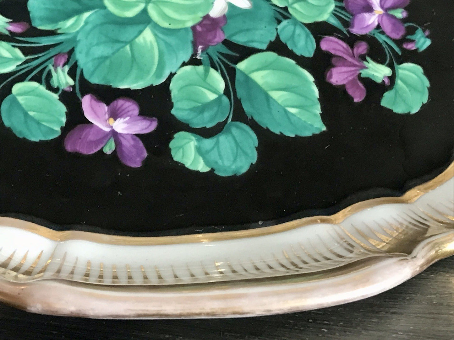 Antik Moabit Friedrich A. Schumann Porzellan Schale Zierschale ~1840 Biedermeier