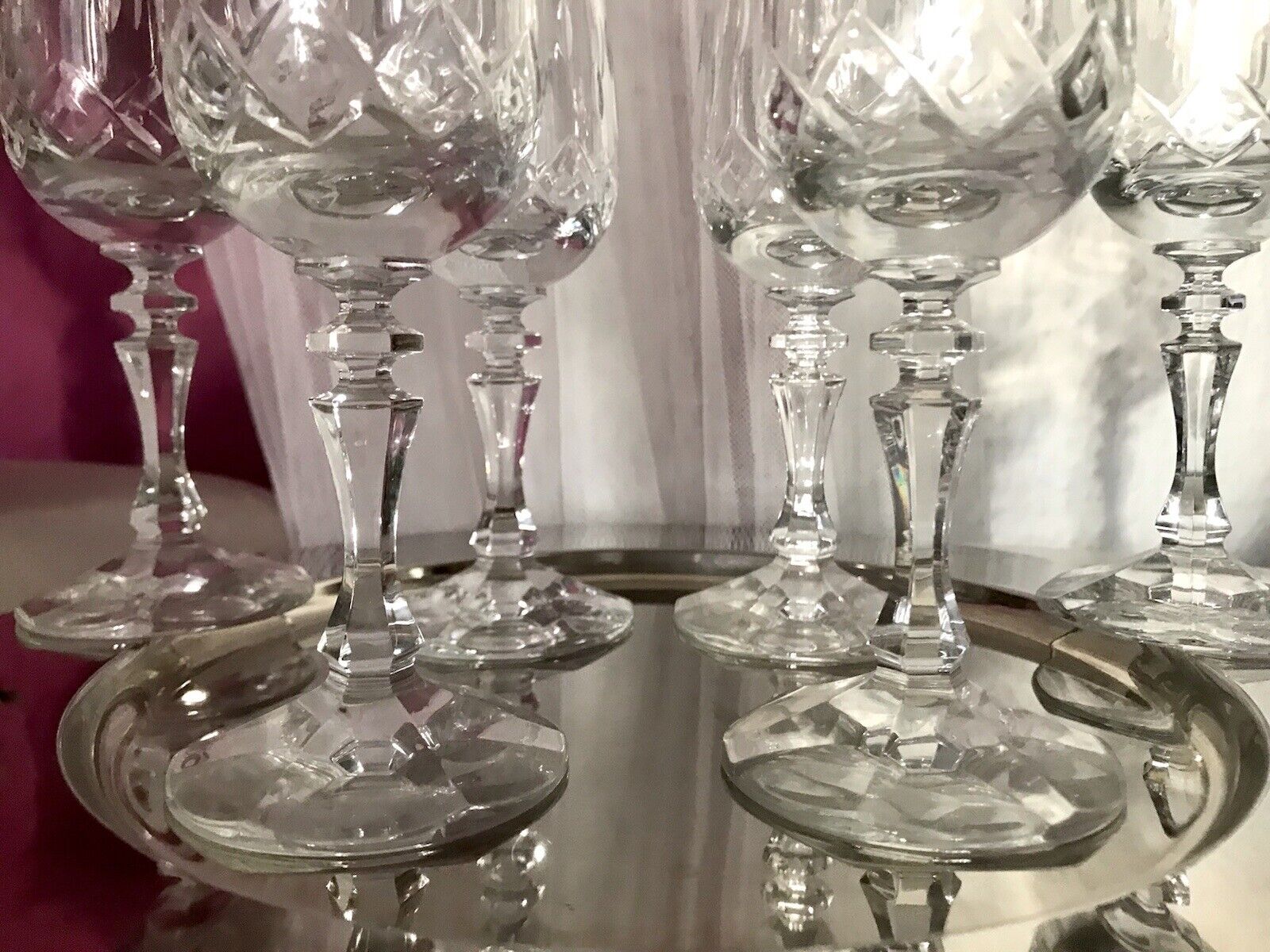 Vintage 6 EDEL Zwiesel Champagner Sektflöten Sektgläser Glas Kristallglas