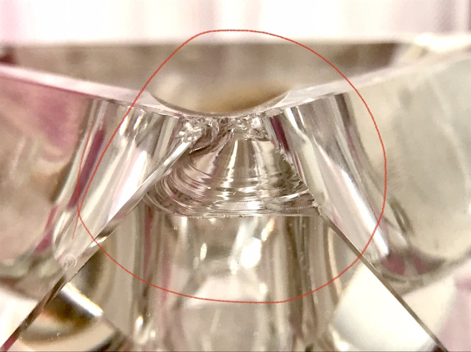 Art Déco Aschenbecher Designer  Ascher farblos Kristallglas EDEL Franz Burkert?