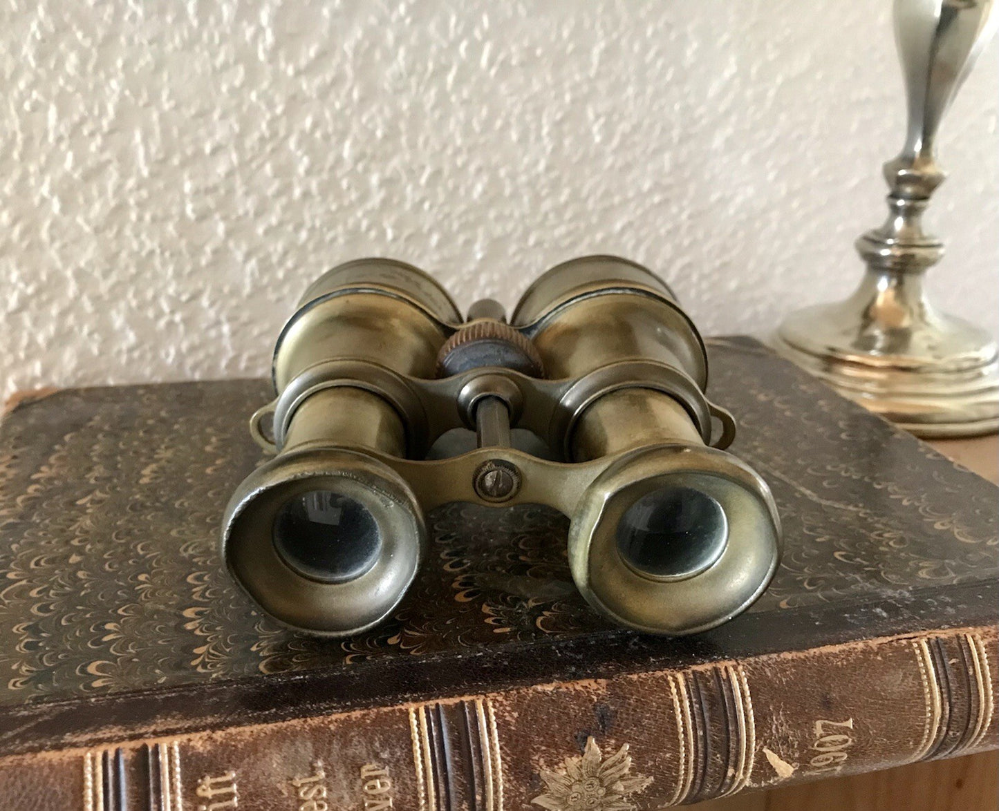 Antik Fernglas Opernglas Messing