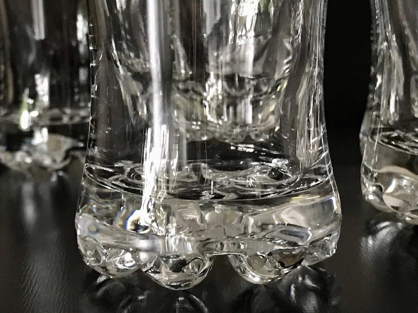 Vintage 6 Luigi Bormioli Light&Music Wasser Whisky? Gläser Kristallglas Glas