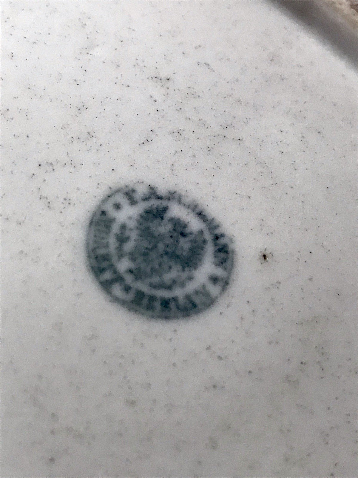 Antik Moabit Friedrich A. Schumann Porzellan Schale Zierschale ~1840 Biedermeier