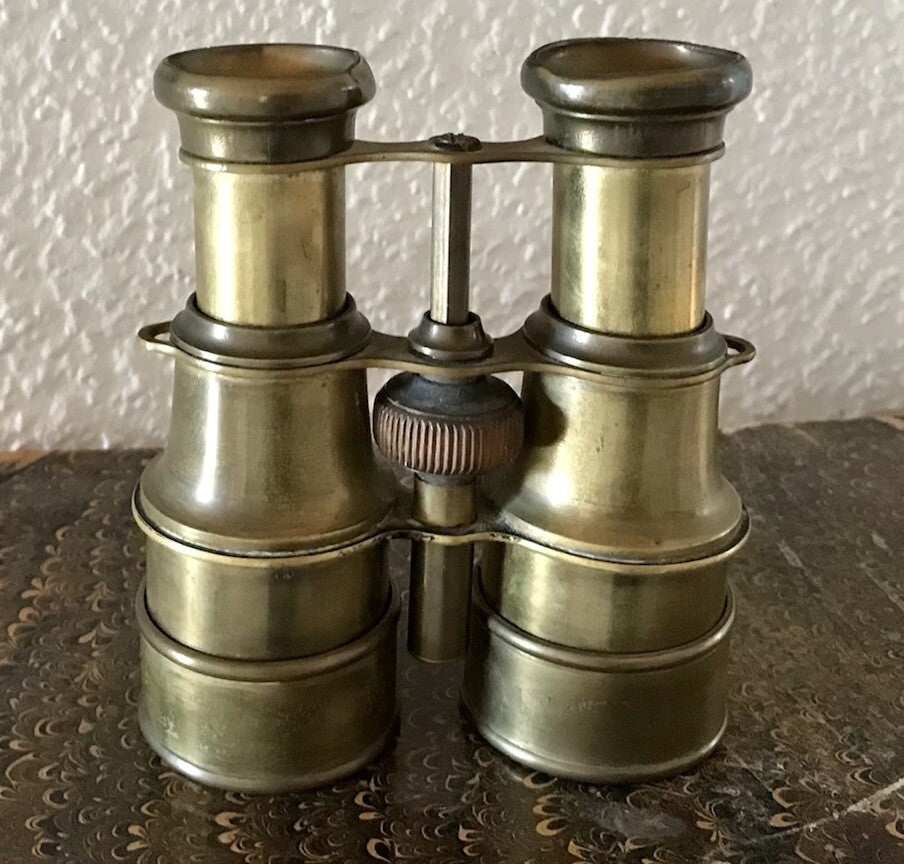 Antik Fernglas Opernglas Messing