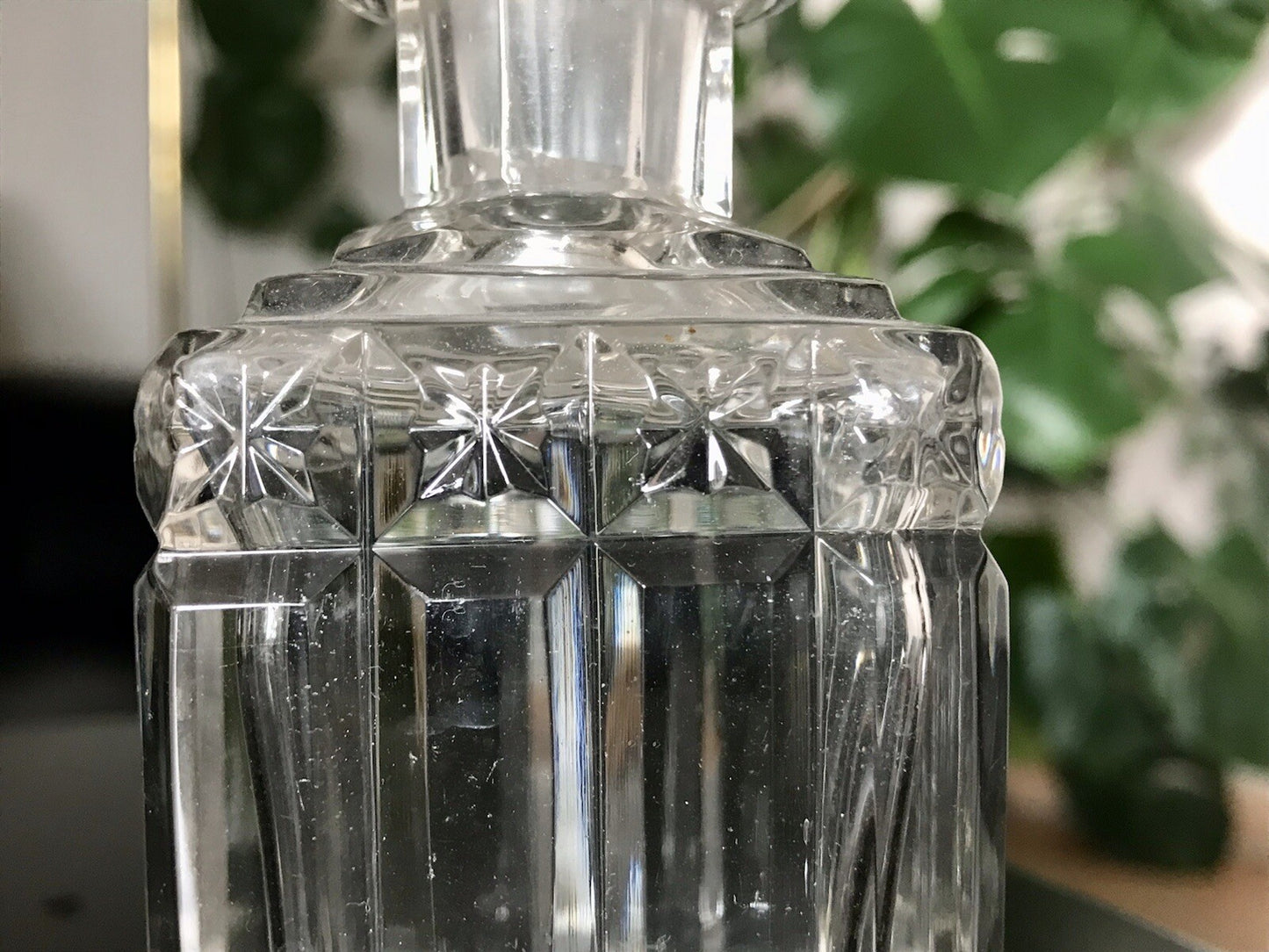 Antik Baccarat? SEHR EDEL 1 Flakon kleine Karaffe Bleikristall Schliff