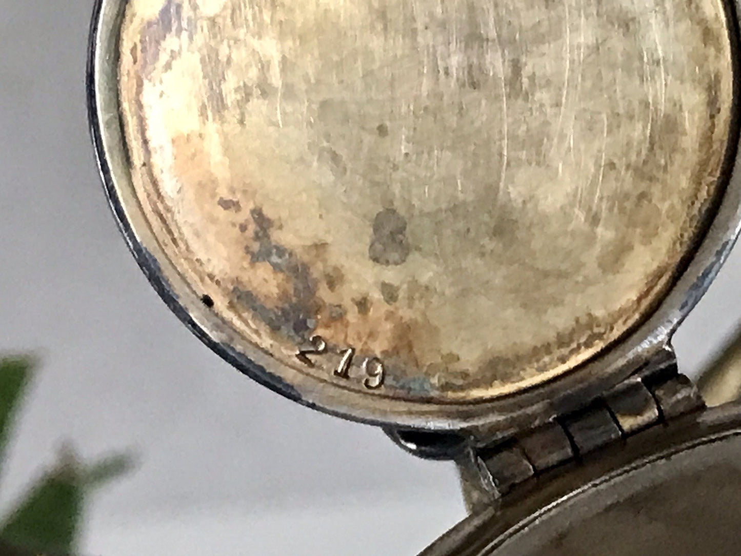 Antik EDEL Schliff Karaffe Kännchen Silber 800 Kristall Glaseinsatz Jugendstil