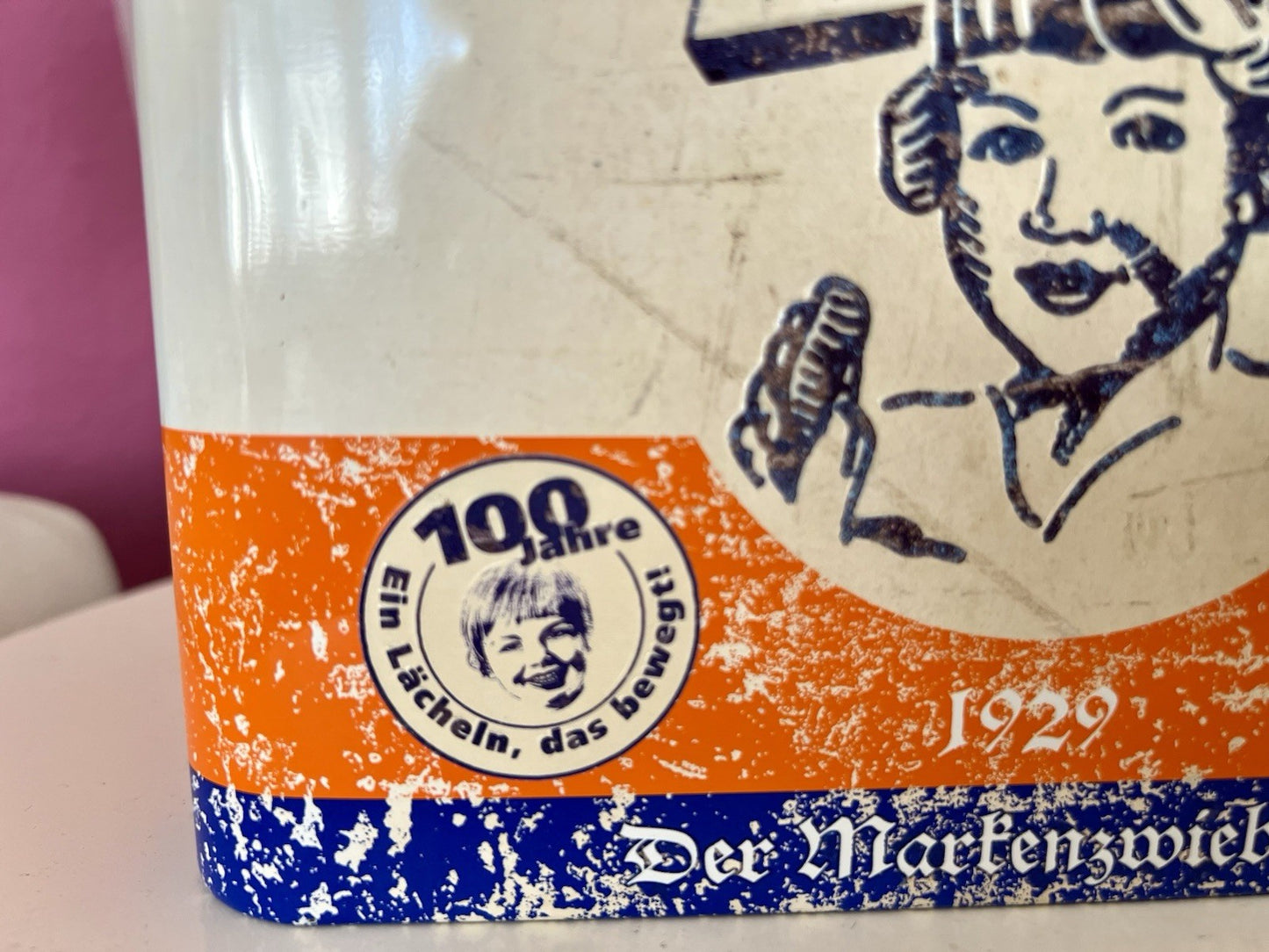 Vintage Blechdose Brandt Zwieback 100 Jahre Jubiläum