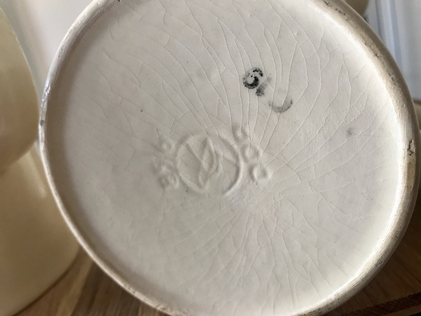 Alt Vintage 3 Kanne Milchkanne Messkrüge DDR Keramik Landhaus creme 1l 3/4l 1/2l
