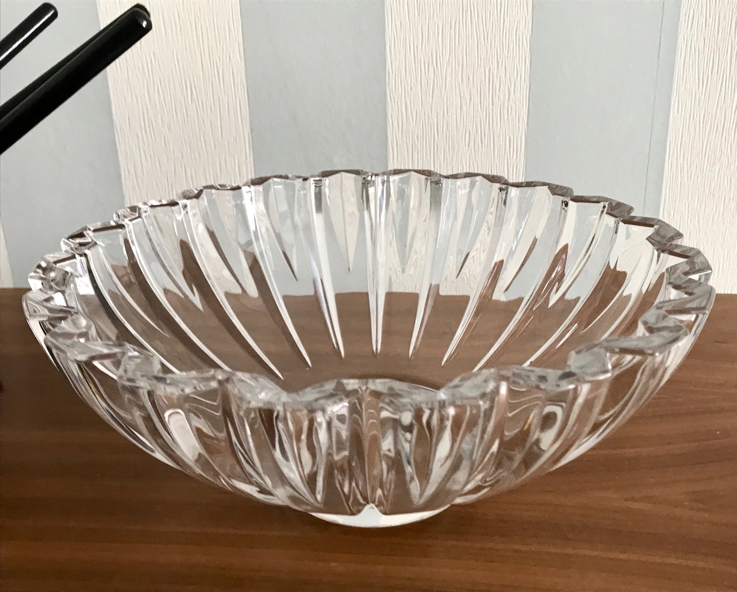 Villeroy&Boch Edel Vintage Designer Glas Schale signiert Kristallglas