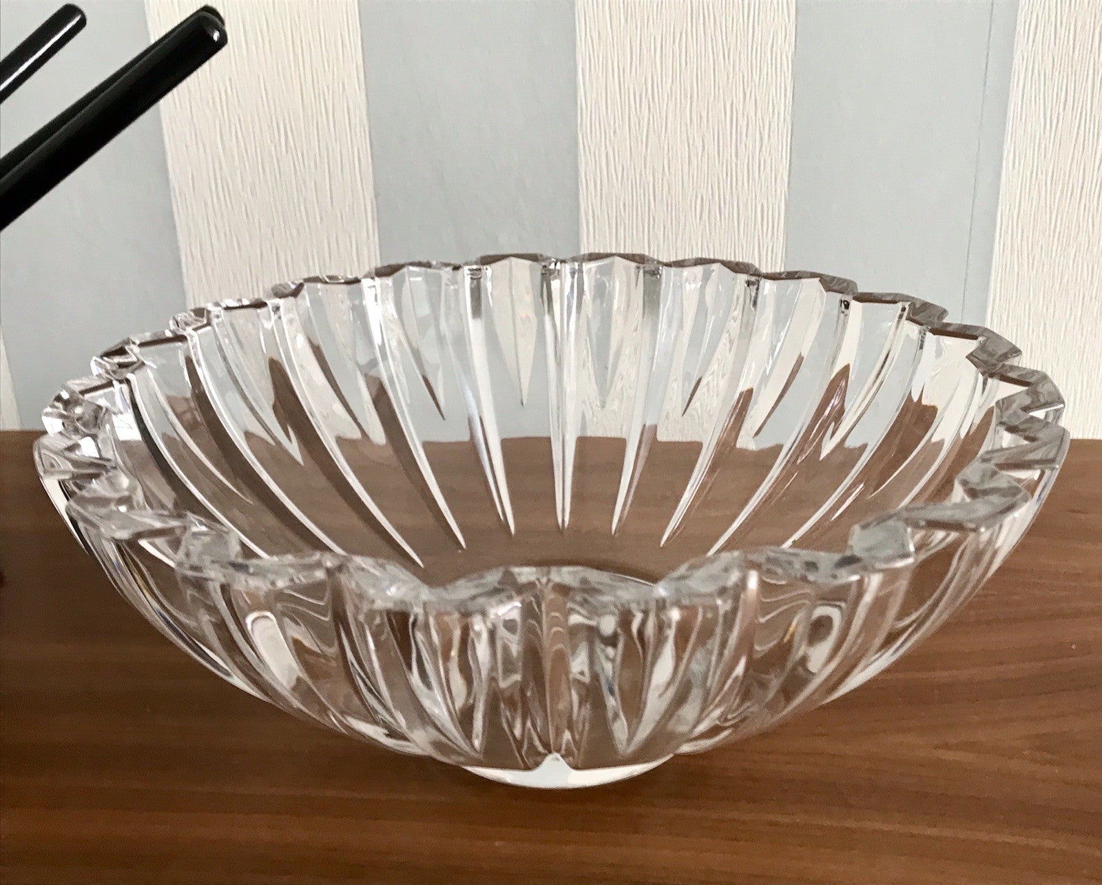 Villeroy&Boch Edel Vintage Designer Glas Schale signiert Kristallglas