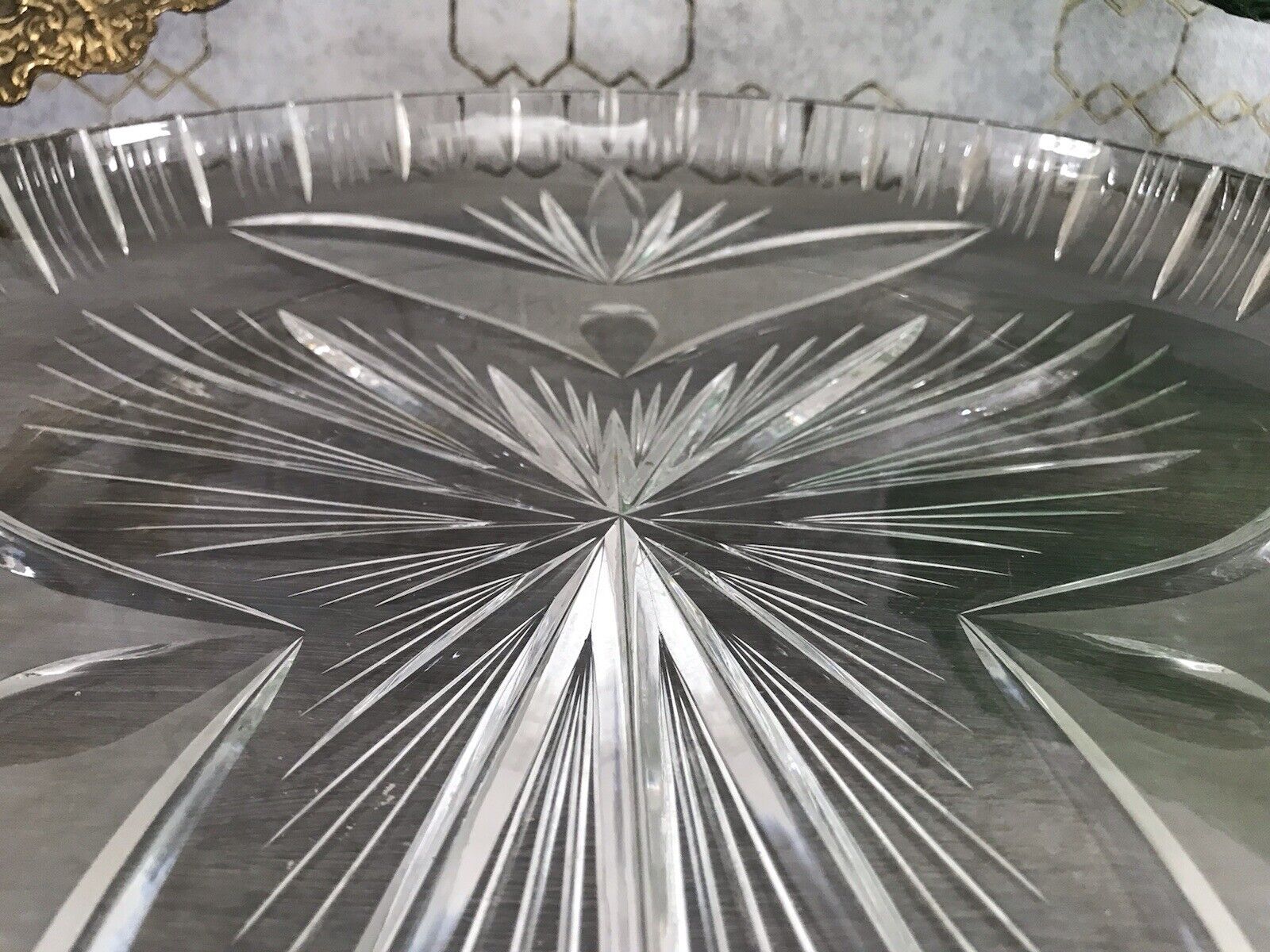 Vintage Bleikristall Schale Glasschale Kristallglas Glas Schliff EDEL wundervoll