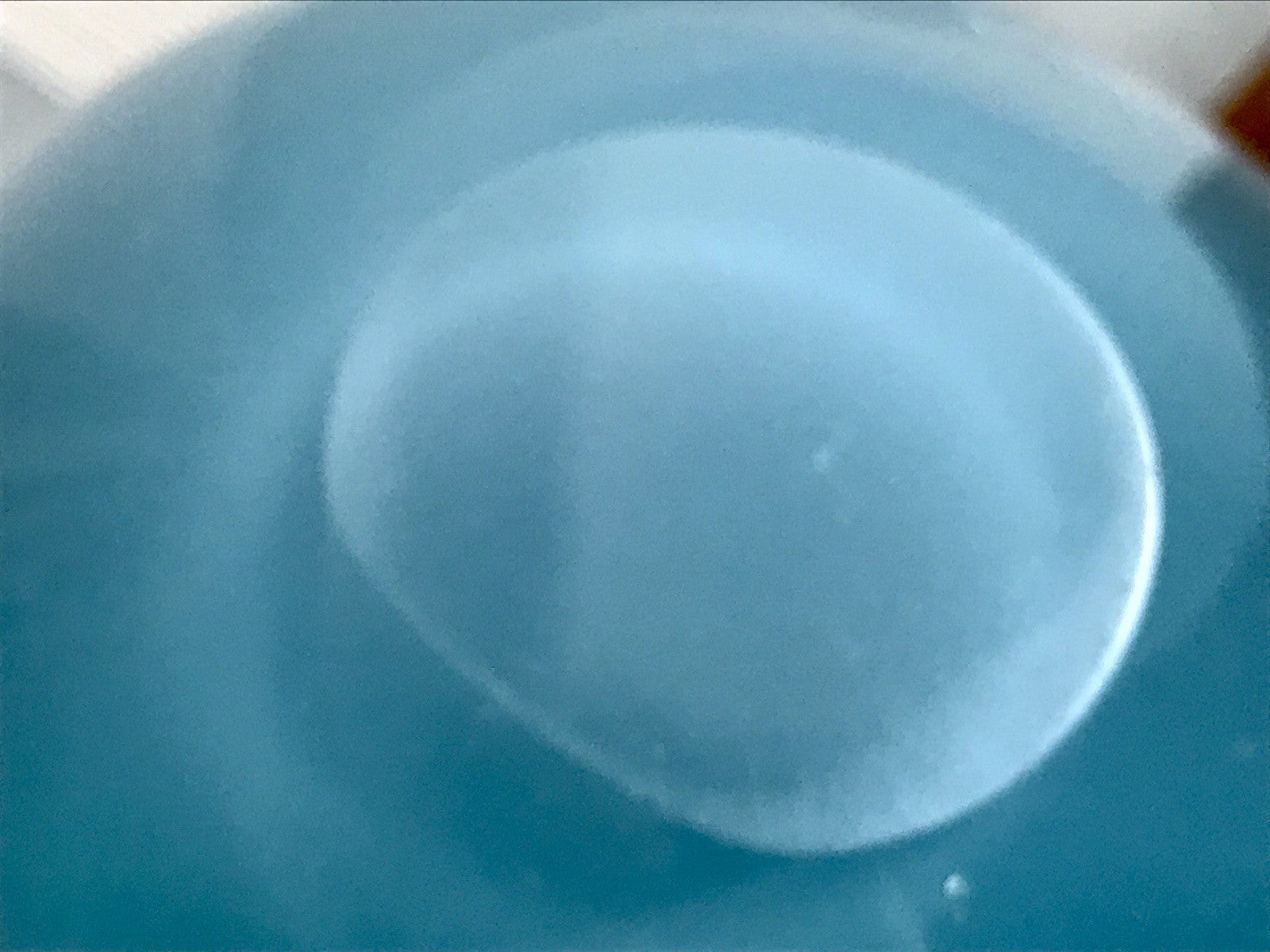 Vintage 60er Murano Glas Schale Barovier? türkis blau weiß edel