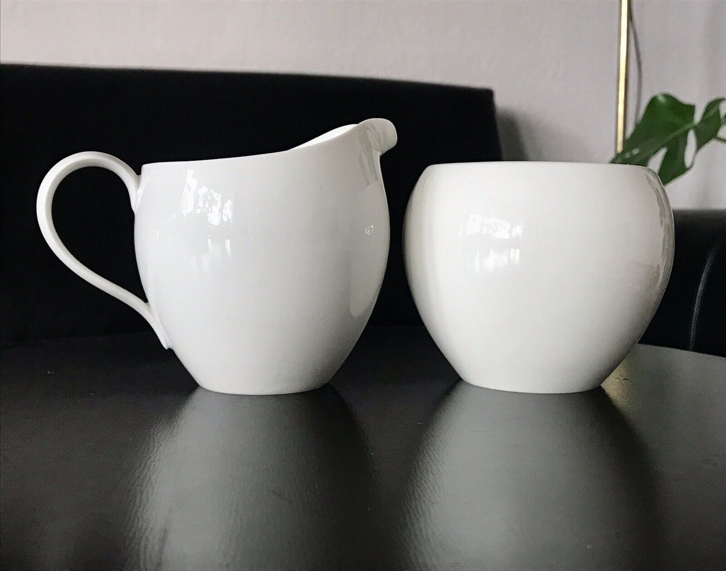 KPM Bauhaus Design Trude Petri Urbino Porzellan Edel 1946-59 Kännchen Zuckertopf