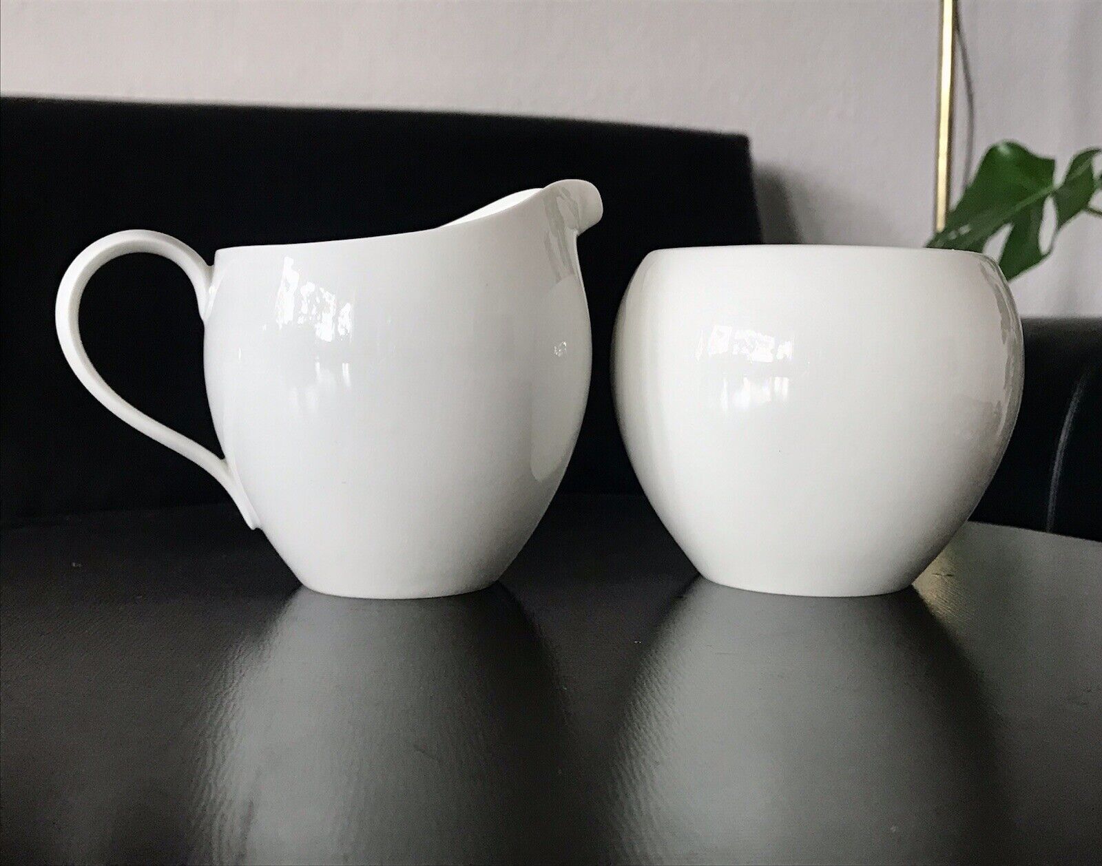 KPM Bauhaus Design Trude Petri Urbino Porzellan Edel 1946-59 Kännchen Zuckertopf
