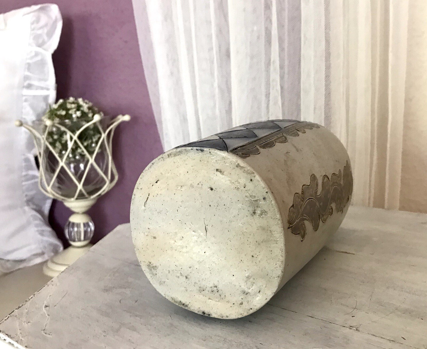 Vintage Karaffe Flasche Schnapsflasche Keramik Steinzeug Westerwald?