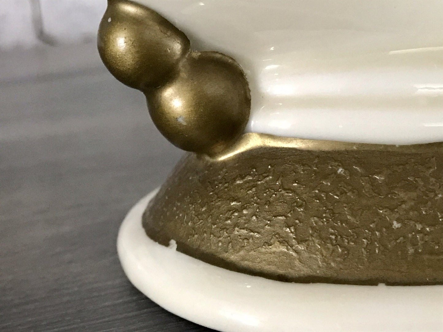 Antik Art Déco Porzellan Kerzenleuchter Neu-Tettau Edel Elfenbein