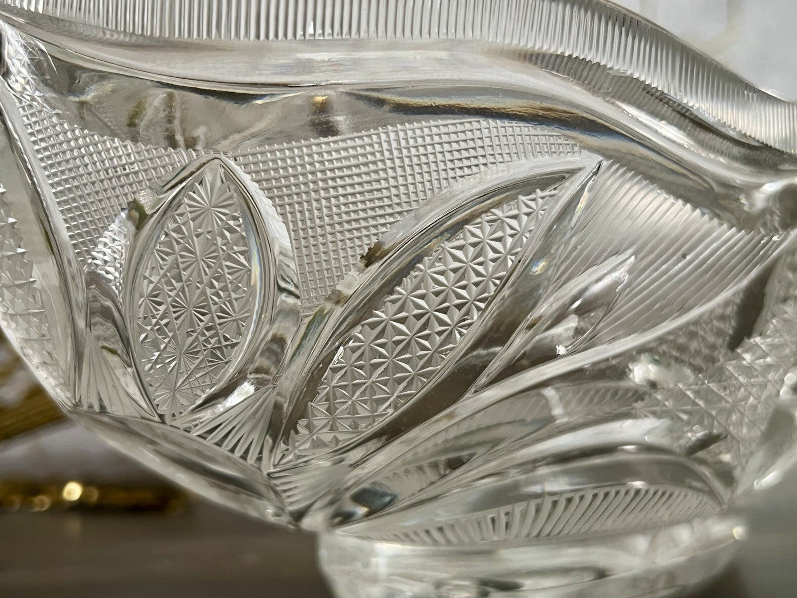 Vintage Sehr EDEL Bleikristall Schale Glasschale Jardiniere Kristallglas Glas