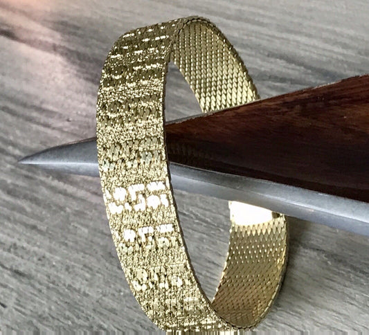 Vintage wunderschönes Teppicharmband Armband vergoldet Amer. Doublè Andreas Daub