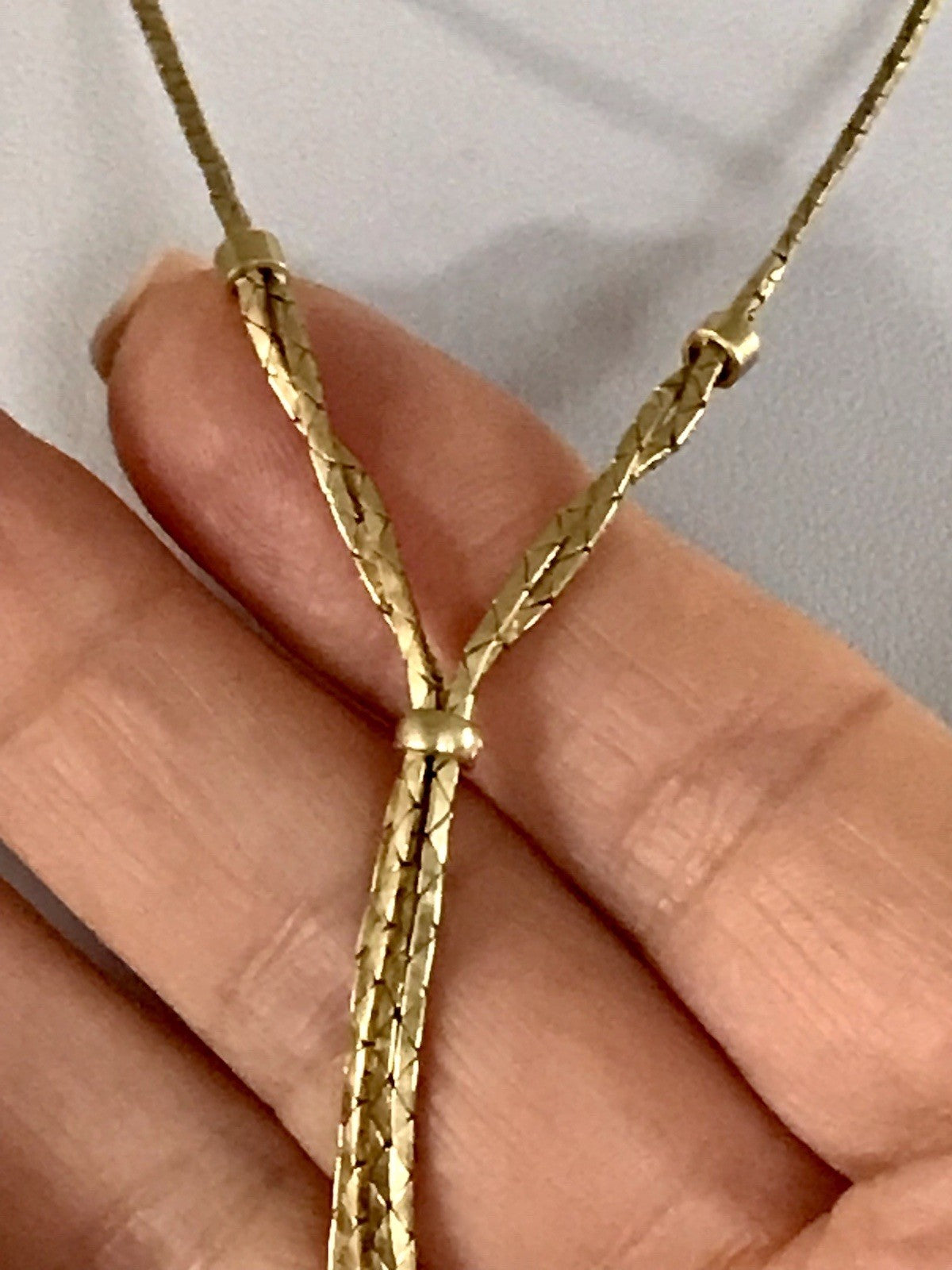 Vintage 60er Collier Halskette Amerik. Doublè gold SCHÖN Kette Damen