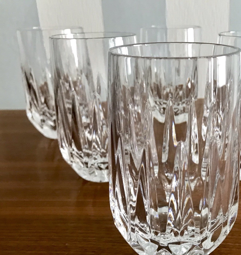 Vintage 3 edel Wassergläser Gläser Kristallglas geschliffen schön Nachtmann