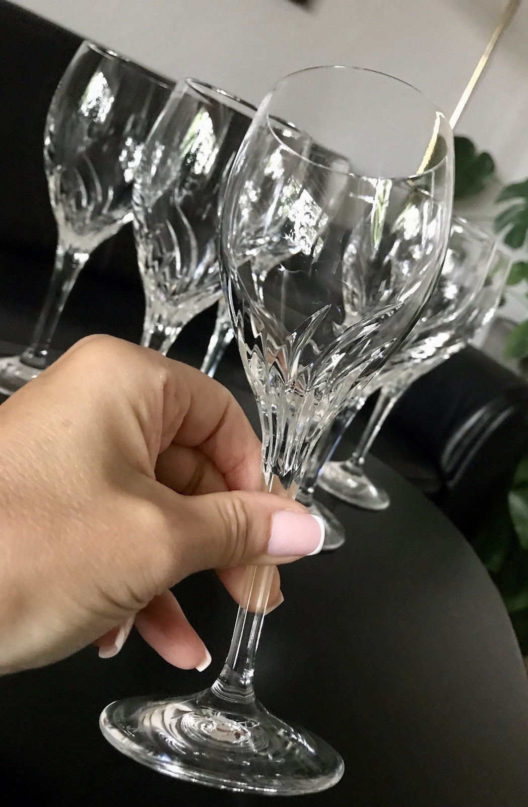 EDEL 6 Weingläser Gläser  Kristallglas Nachtmann Yvonne Bleikristall