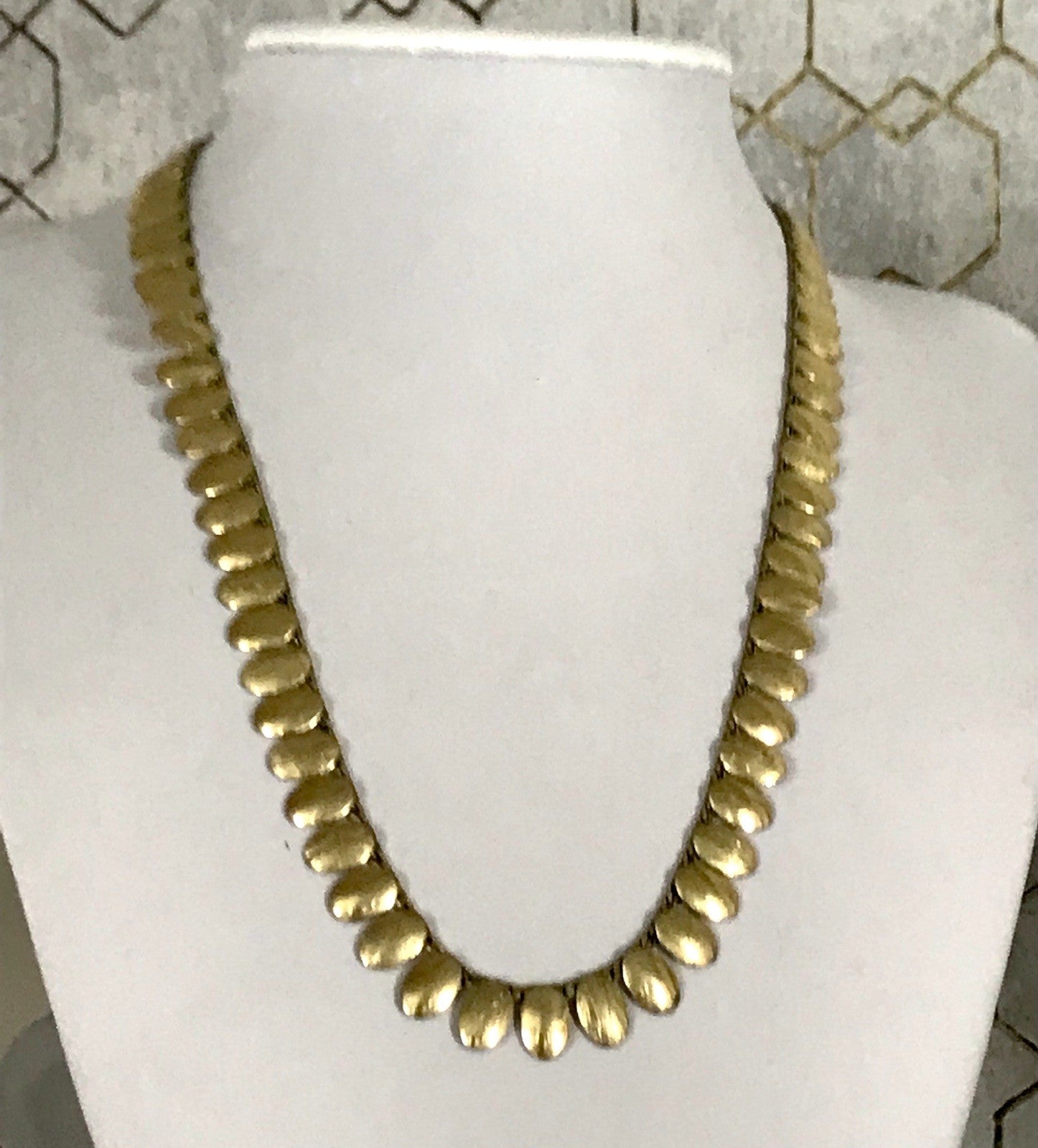 Vintage 60er Collier Halskette Amerik. Doublè gold SCHÖN
