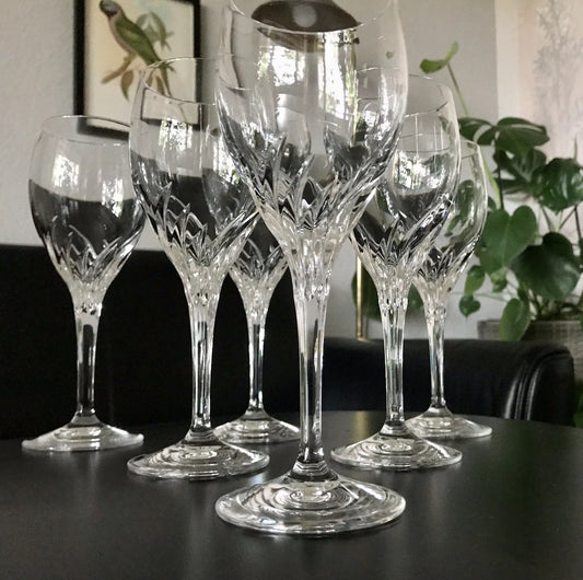 EDEL 6 Weingläser Gläser  Kristallglas Nachtmann Yvonne Bleikristall