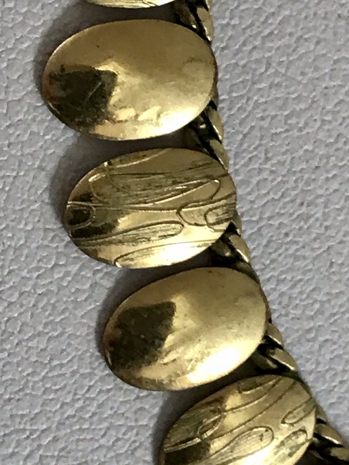 Vintage 60er Collier Halskette Amerik. Doublè gold SCHÖN