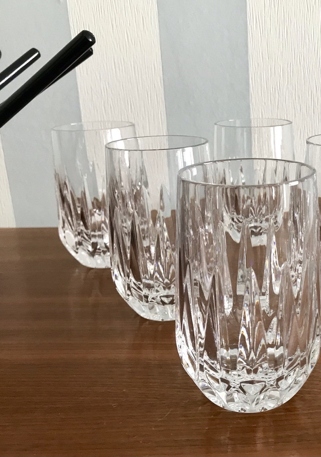 Vintage 3 edel Wassergläser Gläser Kristallglas geschliffen schön Nachtmann