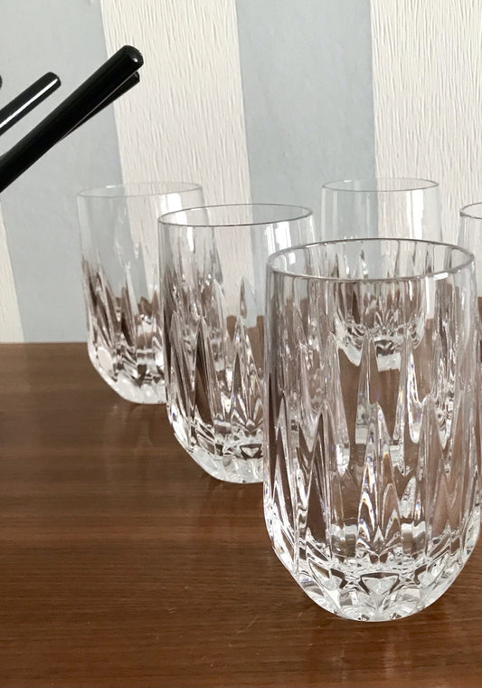 Vintage 3 edel Wassergläser Gläser Kristallglas geschliffen schön Nachtmann